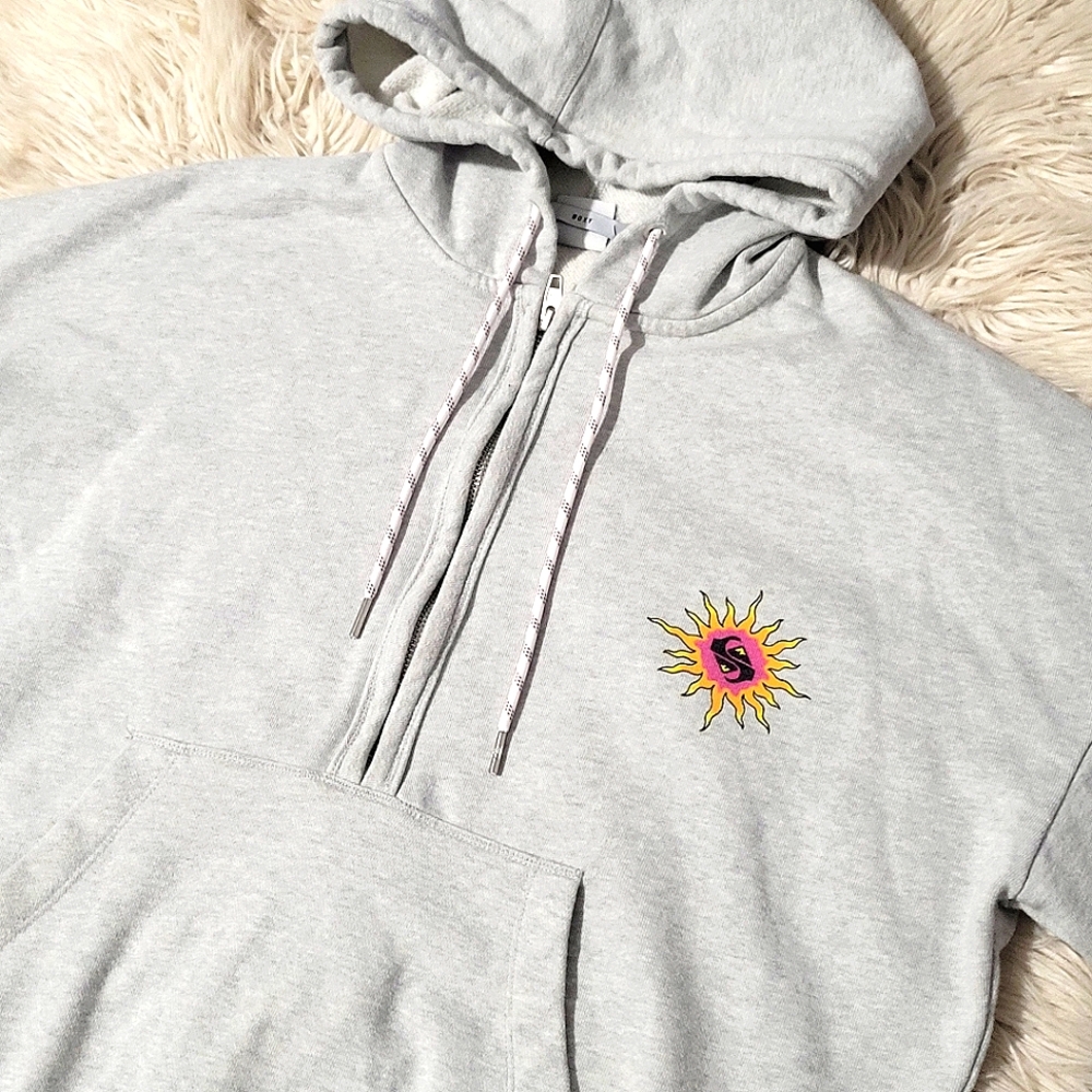 Quiksilver Cropped Hoodie Size Small